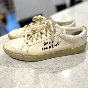 Saint Laurent men’s tennis shoes